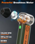 FT06 Powerful Compressed Air Duster, 150,000RPM Brushless Motor - Image 2