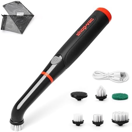 Shop-Vac Electric Spin Scrubber with 2000RPM Motor, Cordless, 90Min Runtime by Shop-Vac
