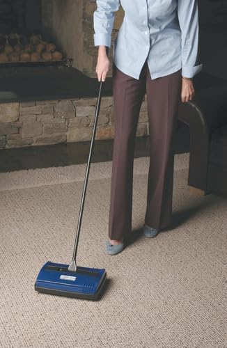Carlisle FoodService Products Duo-Sweeper Rubberized Carpet and Floor Sweeper – Efficient Manual Cleaning for Restaurants with Low Pile Carpets - Image 6