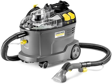 Kärcher Puzzi 8/1 C Commercial Carpet Extractor 12.5 PSI - Spot Cleaner, Stain Remover, Area Rugs, Car and Auto Detailing, Carpet and Upholstery Cleaner - Onboard Accessory Storage - 3.9 Gallon Tank by K%C3%A4rcher