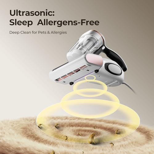 JIGOO J300 Bed Vacuum Cleaner, Dust Sensor, Pet Hair, UV and Heat, Corded - Image 6