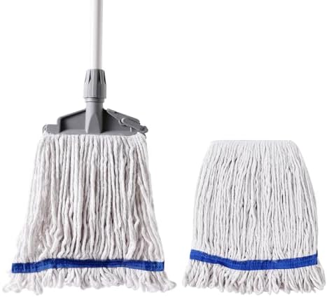 Eyliden Commercial Wet Mop with 2 Cotton Heads by Eyliden