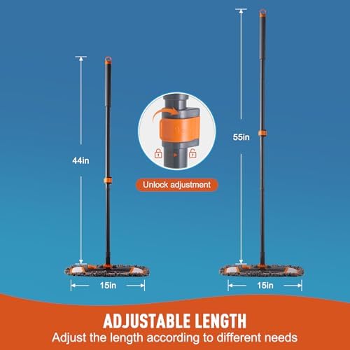 CLEANHOME Mops for Floor Cleaning for Hardwood, Marble, Tile Floor Mopping - Image 4