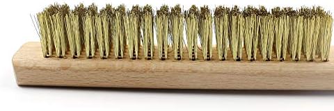 MAXMAN Brass Brush, 10" Soft Brass Bristle, Home/Kitchen Rust Cleaner - Image 2