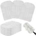 6 Pcs Reusable Duster Refills Washable Pads, White by Zubebe
