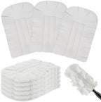 6 Pcs Reusable Duster Refills Washable Pads, White by Zubebe