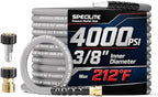 SPECILITE 25FT X 3/8" Pressure Washer Hose 4000 PSI for Hot & Cold Max 212℉ by SPECILITE