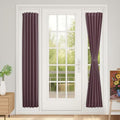 Vatge Side Door Window Covering, Sidelight Curtains for Glass Door, Kitchen Window, and French Doors, 1 Panel, W12 x L72, Nostalgia Rose by Vatge