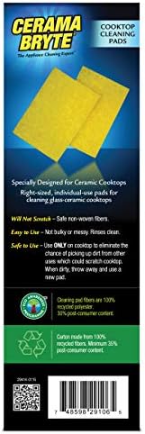 (2 Pack) Cerama Bryte Ceramic Cooktop Cleaning Pads, Total 20 Pads - Image 2
