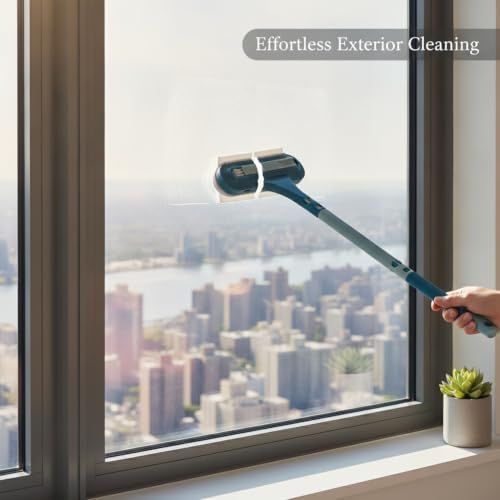for Home Windows and Car Windshields: Double-Sided Magnetic Glass Cleaner Wiper Tool (1 Piece) - Image 3