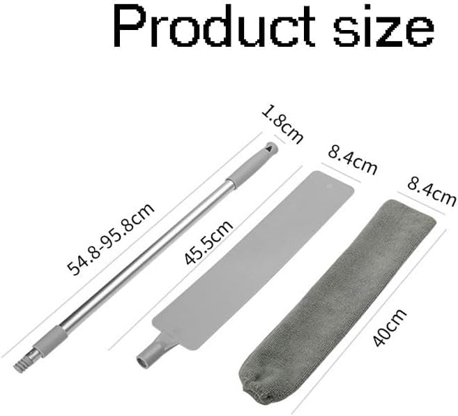 Retractable Gap Dust Cleaner, with 2 Microfiber, 2025 Upgraded Retractable Gap Dust Cleaning Artifact, Under Appliance Microfiber Duster, for Cleaning Under Appliances Furniture Couch Fridge (B2) - Image 7