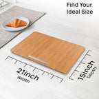Ibyx Appliance Slider, Sliding Tray for Coffee Maker, 21 x 15 in, Natural - Image 2