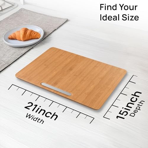 Ibyx Appliance Slider, Sliding Tray for Coffee Maker, 21 x 15 in, Natural - Image 2