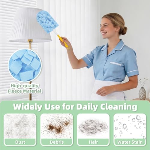 12 PCS Microfiber Reusable Duster Refills for Swiffer Duster - Image 6