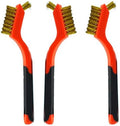 3Pcs Small Brass Wire Cleaning Brushes Set for Rust Removal in Holes by XDMTWLKJ