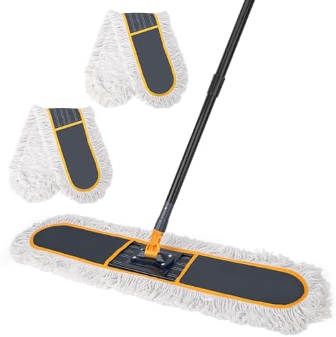 KeFanta 36" Commercial Dust Mops,Industrial Heavy Duty Floor Duster,Grey by KeFanta