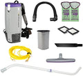 ProTeam Super Coach Pro 10 Backpack Vacuum Commercial with Telescoping Wand Tool Kit, 10 Quart, Corded, 107303 by ProTeam