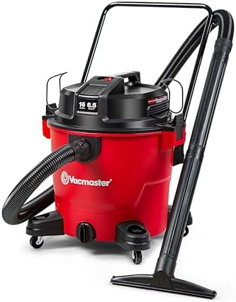 Vacmaster VJH1612PF 1101 16 Gal 6.5 Peak HP† Heavy-Duty Wet/Dry Vac Red by Unknown