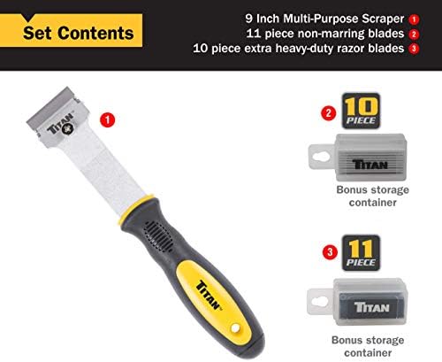 Titan 17008 Multi-Purpose Razor Scraper Set - Image 2