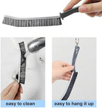 2 Pcs Hard Bristle Crevice Cleaning Brush - Crevice Cleaning Brushes for Household Use, Multifunctional Corner Gap Cleaning Brush Tool Grout Cleaner Brush for Kitchen Bathroom Window Track - Image 5