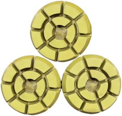 Diamond Floor Polishing Pads, 3 Inch Resin Bond Hook and Loop Polishing Pucks for Concrete, Terrazzo, Marble, Granite, Grit 800, 3PCS - Image 2