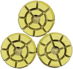 Diamond Floor Polishing Pads, 3 Inch Resin Bond Hook and Loop Polishing Pucks for Concrete, Terrazzo, Marble, Granite, Grit 1500, 3PCS - Image 2