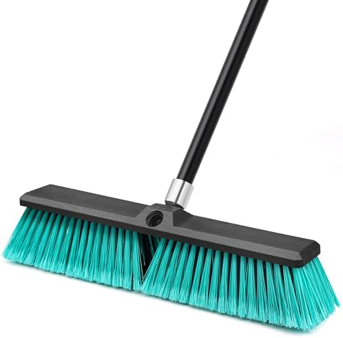 TidyBliss 18” Push Broom Outdoor Heavy Duty for Garage Shop Garden Yard by TidyBliss