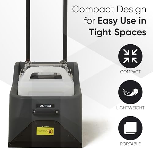 Dapper 3-in-1 Carpet Restoration Machine with Deep Combing, High-Power Extraction and 160°F Heated Drying — Ideal for Hotels, Offices, Schools & Commercial Carpet Care - Image 3