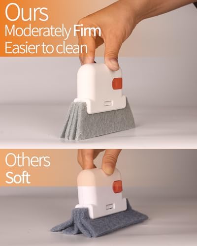 Window Sill Cleaner Tool, Sliding Door Track Cleaner, 8-Piece Brush Kit - Image 6