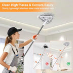 MUEE Window Squeegee with 78" Extension Pole, High Reach Window Cleaner - Image 3