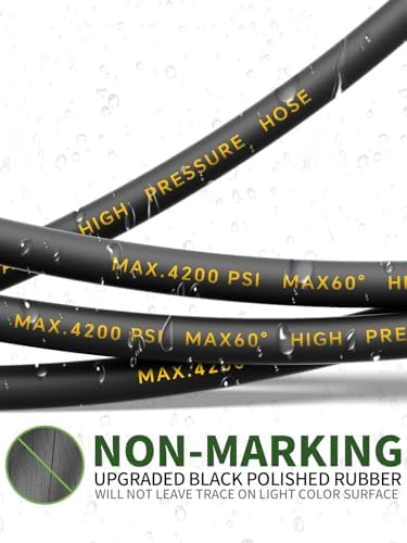 200FT Pressure Washer Hose 4200PSI M22 Fitting - Image 5