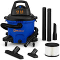 Koblenz WD-12 L4 Wet Dry Vacuum Cleaner, 12 Gallon 5.5 PHP by Koblenz
