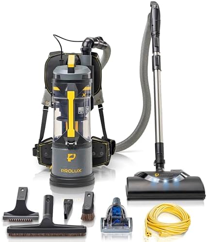 Prolux XForce Pro Bagless Commercial Backpack Vacuum with Electric Power Nozzle - Lightweight. Faster Cleaning. Lower Costs. - Image 4