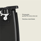 bella Electric Can Opener and Knife Sharpener, Black - Image 4