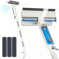 4-in-1 Window Cleaner with Extension Pole & Handle-Controlled Sprayer by Aklimida