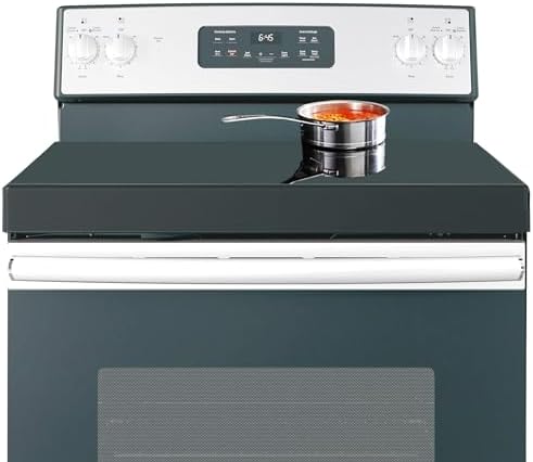 Stainless Steel Gas Stove Top Cover, Noodle Board Cooktop Cover, Kitchen Organizer for Gas and Electric Stove Range Expanding Kitchen Space, Large Size 36"x 23.6"x3", Black by dttbgg