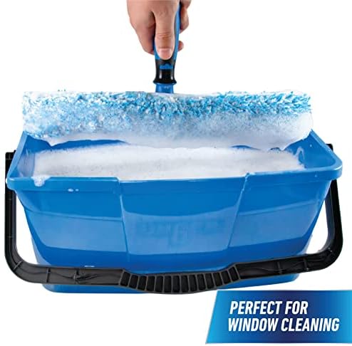 Unger Professional 3 Gallon Bucket – Compact Cleaning Bucket, Comfort-Grip Handle, 2 Pour Spouts, Portable Cleaning Supplies, Plastic Mop Bucket for Floor, Window & Household Cleaning - Image 4