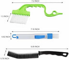 Gap Cleaning Brush Tool,7pcs Hand-held Groove Gap Cleaning Tools,Bathroom Kitchen Edge Corner Grout Cleaning Brushes, Sliding Door or Window Brush. - Image 2