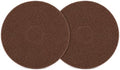 12 Inch Orbiter Brown Scrub Pads 437049, with Silicon Carbide Grit, 2 Pack by Unknown