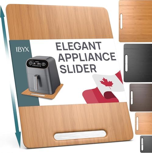 Ibyx Appliance Slider, Sliding Tray for Coffee Maker, 12 x 16 in, Natural by Ibyx