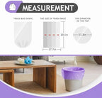 Teivio Small Purple Trash Bags 4 Gallon 160 Count Kitchen Garbage Bags - Image 2