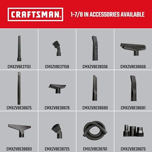 CRAFTSMAN CMXZVBE38681 1-7/8 in. Car Nozzle Wet Dry Shop Vacuum Attachment - Image 5
