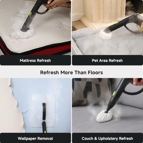 Heavy-Duty Steam Cleaner for Home, 1500W High Pressure with 22 Accessories - Image 6