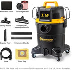 Vacmaster Professional VDK611PF 0201 6 Gal Wet/Dry Vac Self-Cleaning Filter - Image 2