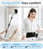 Electric Spin Scrubber, Cordless Power Shower Cleaning Brush for Bathroom - Image 4