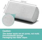 8 Pack Damp Dusting Sponge Duster, Grey Dust Cleaning Sponge, Reusable Household Cleaning Sponge Tool for Blinds, floorboards, Fan Blades, Vents, Glass, Railings, Mirrors - Image 6