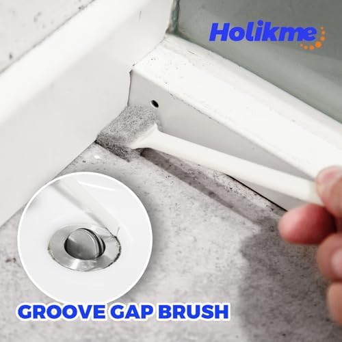Holikme Dish Brush Cleaning Brush Set for Cleaning Groove Gap,Blue - Image 5