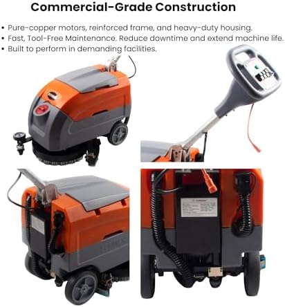SUNMAX RT35AC 17" Corded Floor Scrubber, 7.9/9.2-Gal Tanks - Image 5