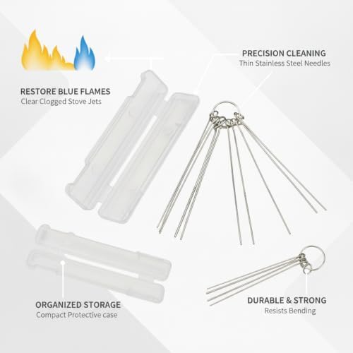 Stainless Steel Stove Nozzle Tool Set, Burner Jet Accessory for Gas Cooktop - Image 5