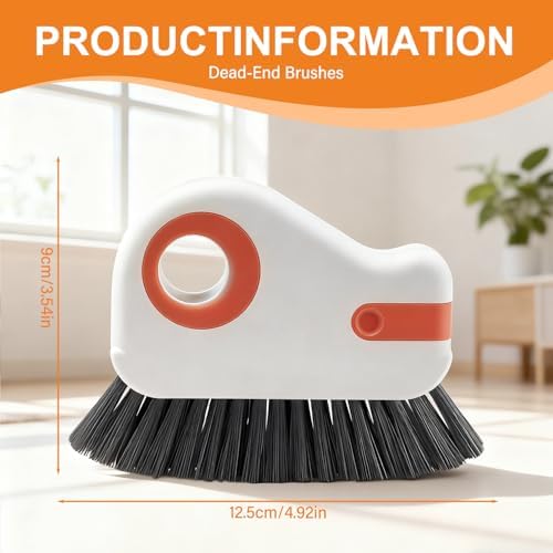 Window Track Cleaner, Groove Cleaning Tool,Crevice Clean Brush - Image 5